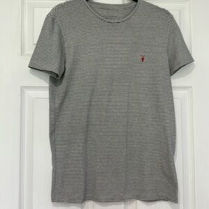 All saints men’s striped tee size small
